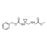 Methyl [[1-(Cbz-amino)cyclopropyl]methyl]glycinate