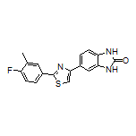 5-[2-(4-Fluoro-3-methylphenyl)thiazol-4-yl]-1H-benzo[d]imidazol-2(3H)-one