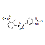 1-Methyl-5-[5-(2-methyl-3-nitrophenyl)-1,2,4-oxadiazol-3-yl]-1H-benzo[d]imidazol-2(3H)-one