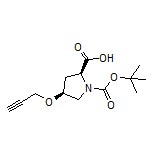 (2S,4S)-1-Boc-4-(2-propyn-1-yloxy)pyrrolidine-2-carboxylic Acid