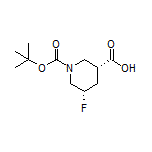 (3R,5S)-1-Boc-5-fluoropiperidine-3-carboxylic Acid