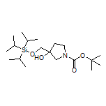 1-Boc-3-[[(triisopropylsilyl)oxy]methyl]pyrrolidin-3-ol
