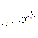 (R)-4-[3-(2-Methylpyrrolidin-1-yl)propoxy]phenylboronic Acid Pinacol Ester