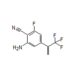 2-Amino-6-fluoro-4-(3,3,3-trifluoro-1-propen-2-yl)benzonitrile