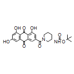 (S)-3-[3-(Boc-amino)piperidine-1-carbonyl]-1,6,8-trihydroxyanthracene-9,10-dione