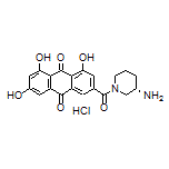 (S)-3-(3-Aminopiperidine-1-carbonyl)-1,6,8-trihydroxyanthracene-9,10-dione Hydrochloride