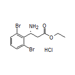 Ethyl (R)-3-Amino-3-(2,6-dibromophenyl)propanoate Hydrochloride