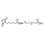 3-[2-[2-[6-(2,5-Dioxo-2,5-dihydro-1H-pyrrol-1-yl)hexanamido]ethoxy]ethoxy]propanoic Acid