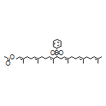 (2E,6E,10E,14E,18E)-3,7,11,15,19,23-Hexamethyl-12-(phenylsulfonyl)tetracosa-2,6,10,14,18,22-hexaen-1-yl Acetate