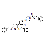 1-[4-[2,6-Bis(benzyloxy)pyridin-3-yl]-2-fluorophenyl]-4-Cbz-piperazine