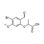 2-(4-Bromo-2-formyl-5-methoxyphenoxy)propanoic Acid