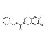 6-Cbz-2-methyl-5,6,7,8-tetrahydropyrido[4,3-c]pyridazin-3(2H)-one