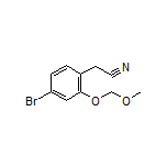2-[4-Bromo-2-(methoxymethoxy)phenyl]acetonitrile