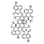 Tetrakis[μ-[(αS)-6-bromo-α-(1,1-dimethylethyl)-1,3-dioxo-1H-benz[de]isoquinoline-2(3H)-acetato-κO2:κO2’]]dirhodium