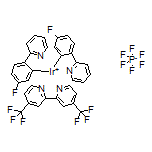 [4,4’-Bis-trifluoromethyl]bis[(4-fluorophenyl)pyridine]iridium(III) Hexafluorophosphate