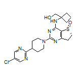 (R)-2-[4-(5-Chloropyrimidin-2-yl)piperidin-1-yl]-4-[[1-(hydroxymethyl)cyclobutyl]amino]-6,7-dihydrothieno[3,2-d]pyrimidine 5-Oxide
