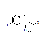 2-(5-Fluoro-2-methylphenyl)dihydro-2H-pyran-4(3H)-one
