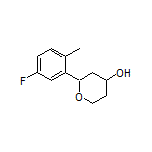 2-(5-Fluoro-2-methylphenyl)tetrahydro-2H-pyran-4-ol