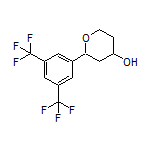 2-[3,5-Bis(trifluoromethyl)phenyl]tetrahydro-2H-pyran-4-ol