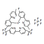 [5,5’-Bis-trifluoromethyl]bis[(5-fluoro-2-(5-methyl-2-pyridinyl)phenyl]iridium(III) Hexafluorophosphate
