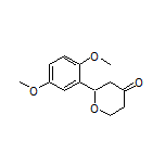 2-(2,5-Dimethoxyphenyl)dihydro-2H-pyran-4(3H)-one