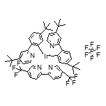 Ir[tBu(tBu)ppy]2(5,5’-dCF3bpy)PF6