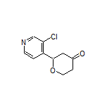 2-(3-Chloropyridin-4-yl)dihydro-2H-pyran-4(3H)-one