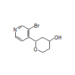 2-(3-Bromopyridin-4-yl)tetrahydro-2H-pyran-4-ol