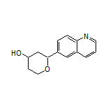 2-(Quinolin-6-yl)tetrahydro-2H-pyran-4-ol