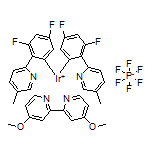 (4,4’-Dimethoxy-2,2’-bipyridine-κN1,κN1’)bis[3,5-difluoro-2-(5-methyl-2-pyridinyl-κN)phenyl-κC]iridium Hexafluorophosphate