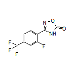 3-[2-Fluoro-4-(trifluoromethyl)phenyl]-1,2,4-oxadiazol-5(4H)-one