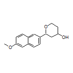 2-(6-Methoxynaphthalen-2-yl)tetrahydro-2H-pyran-4-ol