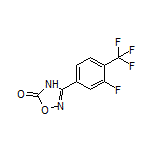 3-[3-Fluoro-4-(trifluoromethyl)phenyl]-1,2,4-oxadiazol-5(4H)-one