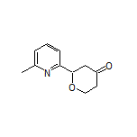 2-(6-Methylpyridin-2-yl)dihydro-2H-pyran-4(3H)-one