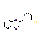 2-(Quinoxalin-2-yl)tetrahydro-2H-pyran-4-ol