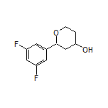 2-(3,5-Difluorophenyl)tetrahydro-2H-pyran-4-ol