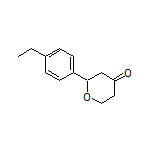 2-(4-Ethylphenyl)dihydro-2H-pyran-4(3H)-one