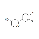 2-(4-Chloro-3-fluorophenyl)tetrahydro-2H-pyran-4-ol