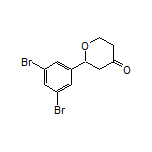 2-(3,5-Dibromophenyl)dihydro-2H-pyran-4(3H)-one