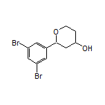 2-(3,5-Dibromophenyl)tetrahydro-2H-pyran-4-ol