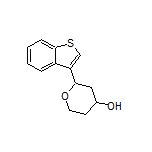 2-(Benzo[b]thiophen-3-yl)tetrahydro-2H-pyran-4-ol