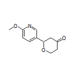 2-(6-Methoxypyridin-3-yl)dihydro-2H-pyran-4(3H)-one