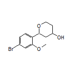 2-(4-Bromo-2-methoxyphenyl)tetrahydro-2H-pyran-4-ol