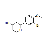 2-(3-Bromo-4-methoxyphenyl)tetrahydro-2H-pyran-4-ol