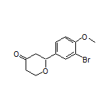 2-(3-Bromo-4-methoxyphenyl)dihydro-2H-pyran-4(3H)-one