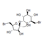 (2S,3S,4S,5R,6R)-2-(Bromomethyl)-6-[[(2S,3S,4S,5S)-5-(bromomethyl)-3,4-dihydroxy-2-(hydroxymethyl)tetrahydrofuran-2-yl]oxy]tetrahydro-2H-pyran-3,4,5-triol