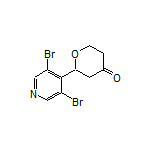 2-(3,5-Dibromopyridin-4-yl)dihydro-2H-pyran-4(3H)-one