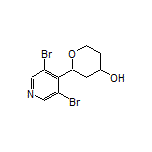 2-(3,5-Dibromopyridin-4-yl)tetrahydro-2H-pyran-4-ol