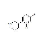 3-(2-Chloro-4-fluorophenyl)piperidine