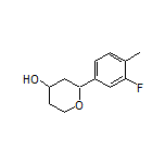 2-(3-Fluoro-4-methylphenyl)tetrahydro-2H-pyran-4-ol